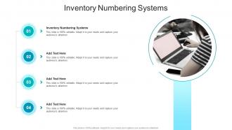 Inventory Numbering Systems In Powerpoint And Google Slides Cpb