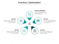Inventory optimization ppt powerpoint presentation gallery deck cpb