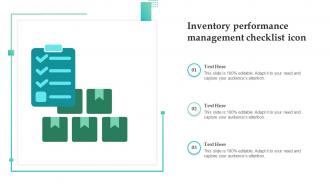 Inventory Performance Management Checklist Icon