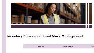 Inventory Procurement And Stock Management PPT Graphics AT