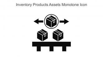 Inventory Products Assets Monotone Icon In Powerpoint Pptx Png And Editable Eps Format