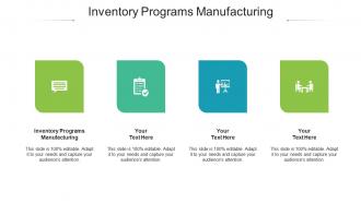Inventory Programs Manufacturing Ppt Powerpoint Presentation Pictures Slide Portrait Cpb