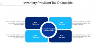 Inventory Provision Tax Deductible Ppt Powerpoint Presentation Gallery Images Cpb