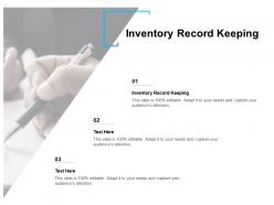Inventory record keeping ppt powerpoint presentation inspiration microsoft cpb