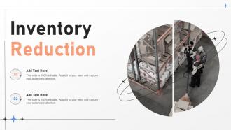Inventory Reduction Ppt Powerpoint Presentation Pictures Icons