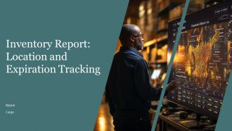 Inventory Report Location And Expiration Tracking PPT Mockup AT