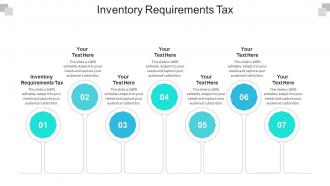 Inventory requirements tax ppt powerpoint presentation icon example introduction cpb