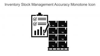 Inventory Stock Management Accuracy Monotone Icon In Powerpoint Pptx Png And Editable Eps Format