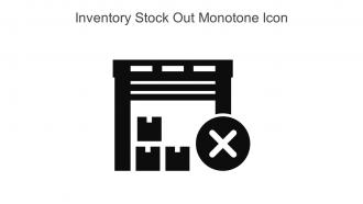 Inventory Stock Out Monotone Icon In Powerpoint Pptx Png And Editable Eps Format