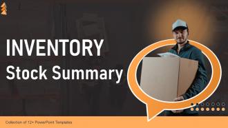 Inventory Stock Summary Powerpoint Ppt Template Bundles