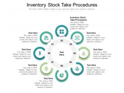 Inventory stock take procedures ppt powerpoint presentation pictures format ideas cpb