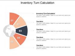 Inventory turn calculation ppt powerpoint presentation styles format cpb