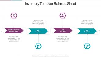 Inventory Turnover Balance Sheet In Powerpoint And Google Slides Cpb