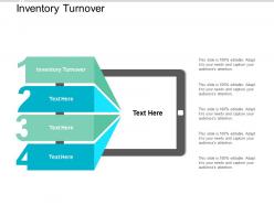 Inventory turnover ppt powerpoint presentation model background images cpb
