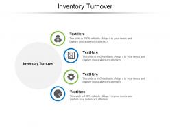 Inventory turnover ppt powerpoint presentation portfolio brochure cpb