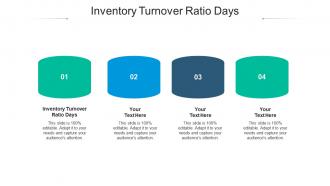 Inventory turnover ratio days ppt powerpoint presentation professional examples cpb