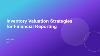 Inventory Valuation Strategies For Financial Reporting PPT Sample AT