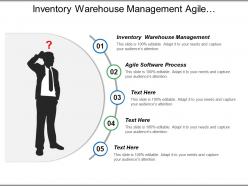 Inventory warehouse management agile software process product backlog