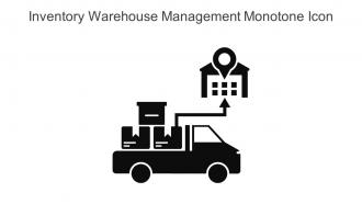 Inventory Warehouse Management Monotone Icon In Powerpoint Pptx Png And Editable Eps Format