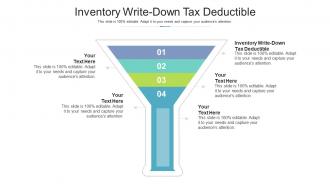 Inventory write down tax deductible ppt powerpoint presentation styles slide download cpb
