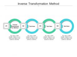 Inverse transformation method ppt powerpoint presentation file icon cpb