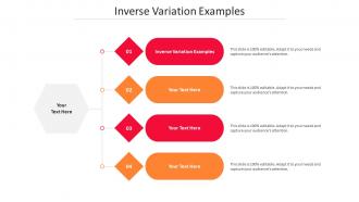 Inverse variation examples ppt powerpoint presentation ideas example topics cpb