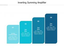 Inverting summing amplifier ppt powerpoint presentation pictures design inspiration cpb