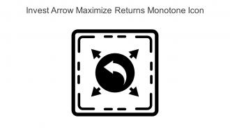 Invest Arrow Maximize Returns Monotone Icon In Powerpoint Pptx Png And Editable Eps Format