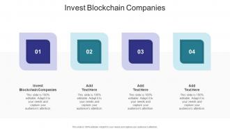 Invest Blockchain Companies In Powerpoint And Google Slides Cpb