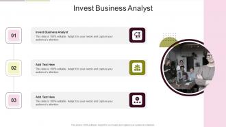 Invest Business Analyst In Powerpoint And Google Slides Cpb