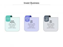 Invest business ppt powerpoint presentation portfolio example file cpb