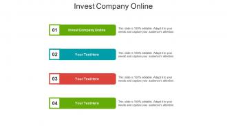 Invest company online ppt powerpoint presentation professional grid cpb