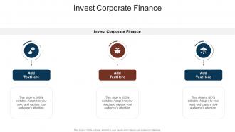 Invest Corporate Finance In Powerpoint And Google Slides Cpb