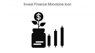 Invest Finance Monotone Icon In Powerpoint Pptx Png And Editable Eps Format