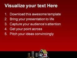 Invest in houses real estate powerpoint templates and powerpoint backgrounds 0611