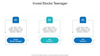 Invest Stocks Teenager In Powerpoint And Google Slides Cpb