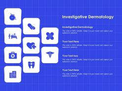 Investigative dermatology ppt powerpoint presentation backgrounds