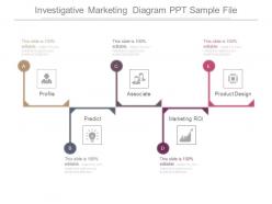Investigative marketing diagram ppt sample file