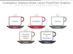 Investigative statistics model layout powerpoint graphics