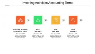 Investing activities accounting terms ppt powerpoint presentation inspiration infographics cpb