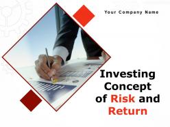 Investing concept of risk and return powerpoint presentation slides