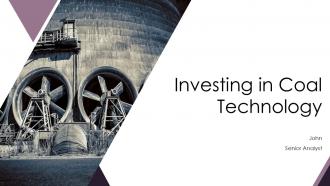 Investing In Coal Technology PPT Designs ACP
