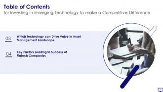 Investing In Emerging Technology To Make A Competitive Difference Powerpoint Presentation Slides
