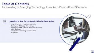 Investing In Emerging Technology To Make A Competitive Difference Powerpoint Presentation Slides