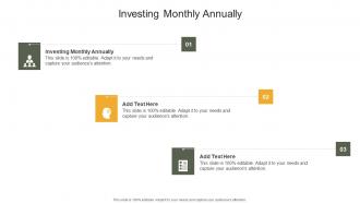Investing Monthly Annually In Powerpoint And Google Slides Cpb