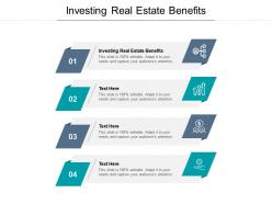 Investing real estate benefits ppt powerpoint presentation templates cpb