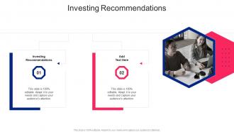 Investing Recommendations In Powerpoint And Google Slides Cpb