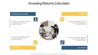 Investing Returns Calculator In Powerpoint And Google Slides Cpb