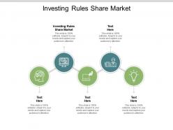 Investing rules share market ppt powerpoint presentation deck cpb