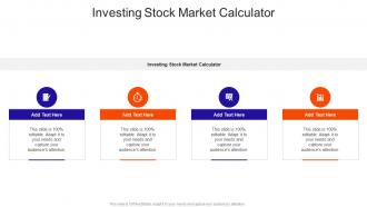 Investing Stock Market Calculator In Powerpoint And Google Slides Cpb